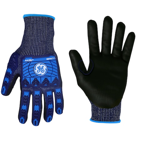 Ge 13 Ga Micro Foam Nitrile Tpr Impact A4 Glove M GG242MC